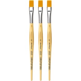 da Vinci JUNIOR Synthetics Student Brush, Synthetic, Tempera, Round, Series 304, Size 12, Pack of 3