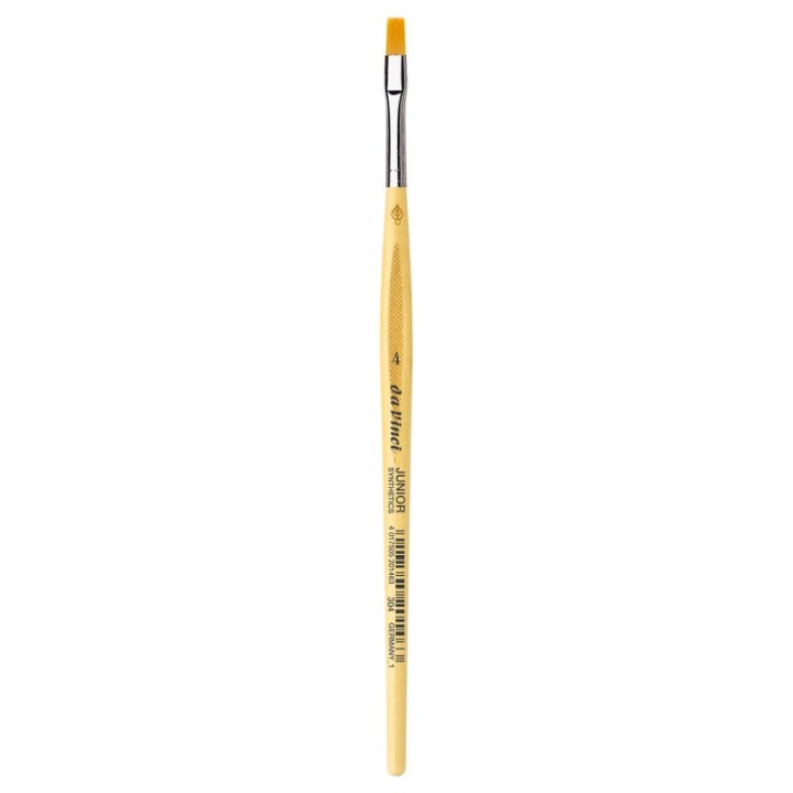 da Vinci JUNIOR Synthetics Student Brush, Synthetic, Tempera, Round, Series 304, Size 4