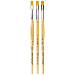 da Vinci JUNIOR Synthetics Student Brush, Synthetic, Tempera, Round, Series 304, Size 6, Pack of 3
