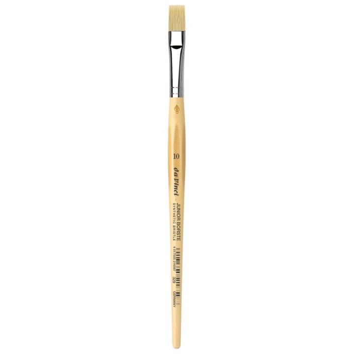 da Vinci JUNIOR BORSTE Synthetic Student Brush, Synthetic, Tempera, Flat, Series 329, Size 10