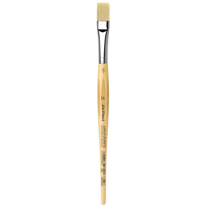 da Vinci JUNIOR BORSTE Synthetic Student Brush, Synthetic, Tempera, Flat, Series 329, Size 14