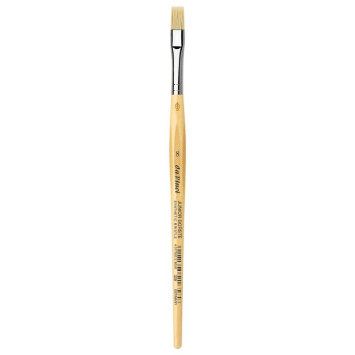 da Vinci JUNIOR BORSTE Synthetic Student Brush, Synthetic, Tempera, Flat, Series 329, Size 8