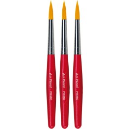 da Vinci PRIMO Preschool Brush, Synthetic, Tempera, Round, Series 353R, Size 12, Pack of 3
