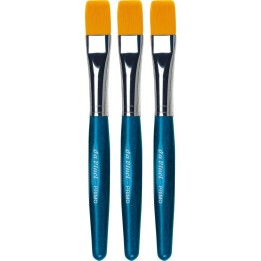 da Vinci PRIMO Preschool Brush, Synthetic, Tempera, Flat, Series 354B, Size 16, Pack of 3