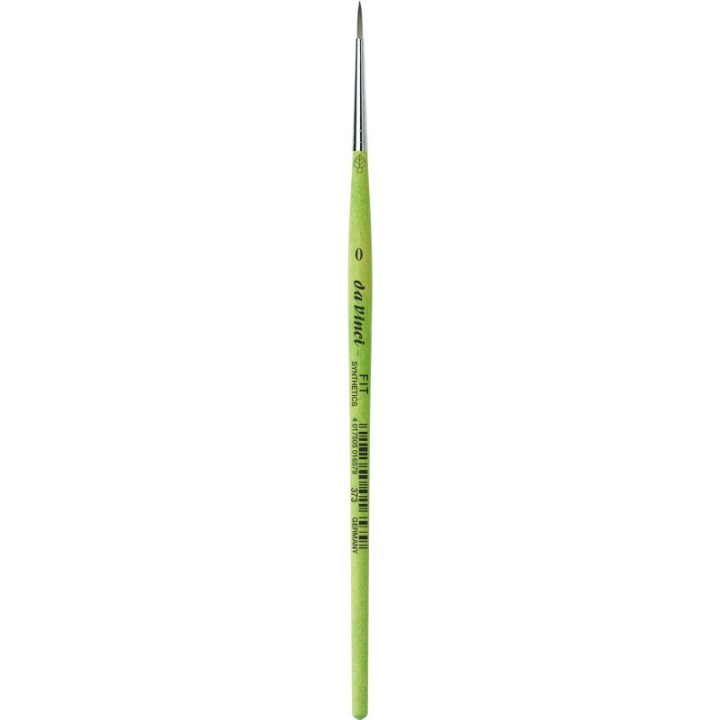 da Vinci FIT Synthetics Student Brush, Synthetic, Acrylic & Tempera, Round, Series 373, Size 0