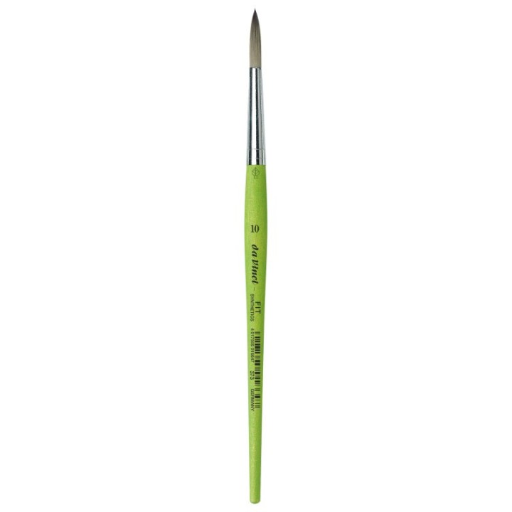 da Vinci FIT Synthetics Student Brush, Synthetic, Acrylic & Tempera, Round, Series 373, Size 10