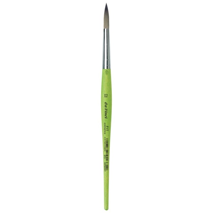 da Vinci FIT Synthetics Student Brush, Synthetic, Acrylic & Tempera, Round, Series 373, Size 12