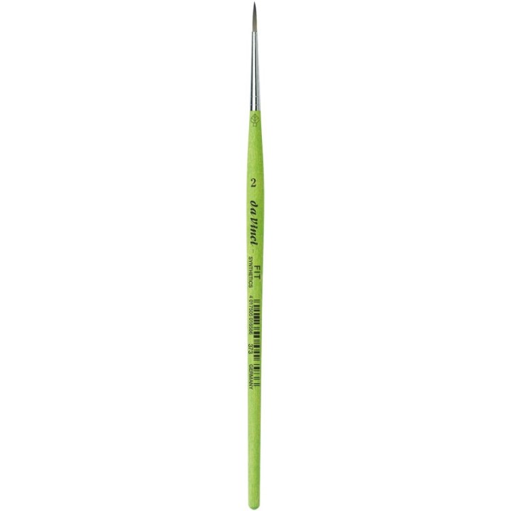 da Vinci FIT Synthetics Student Brush, Synthetic, Acrylic & Tempera, Round, Series 373, Size 2