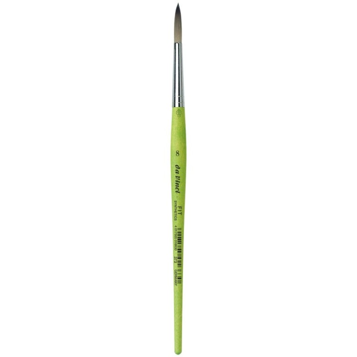 da Vinci FIT Synthetics Student Brush, Synthetic, Acrylic & Tempera, Round, Series 373, Size 8