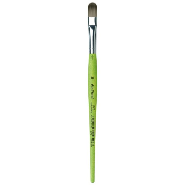 da Vinci FIT Synthetics Student Brush, Synthetic, Acrylic & Tempera, Filbert, Series 375, Size 10