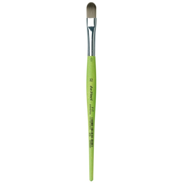 da Vinci FIT Synthetics Student Brush, Synthetic, Acrylic & Tempera, Filbert, Series 375, Size 12