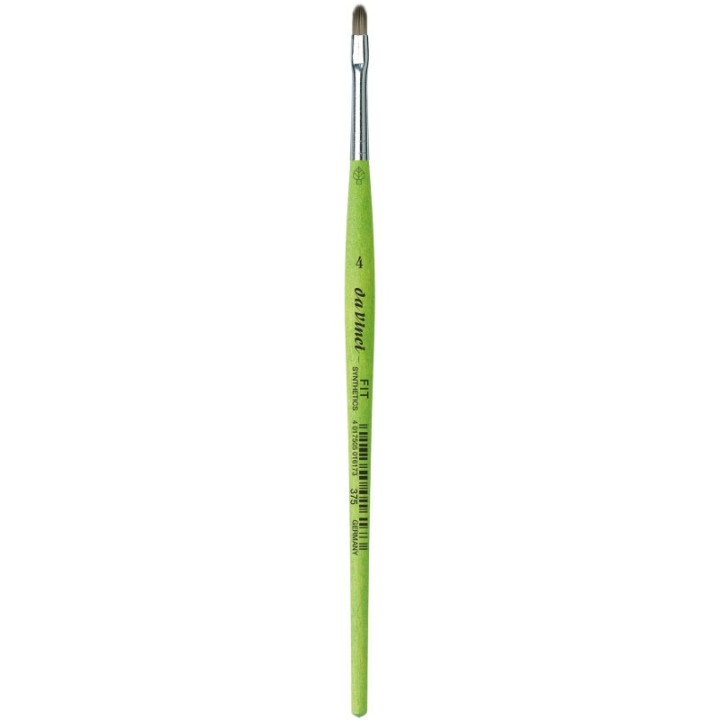 da Vinci FIT Synthetics Student Brush, Synthetic, Acrylic & Tempera, Filbert, Series 375, Size 4