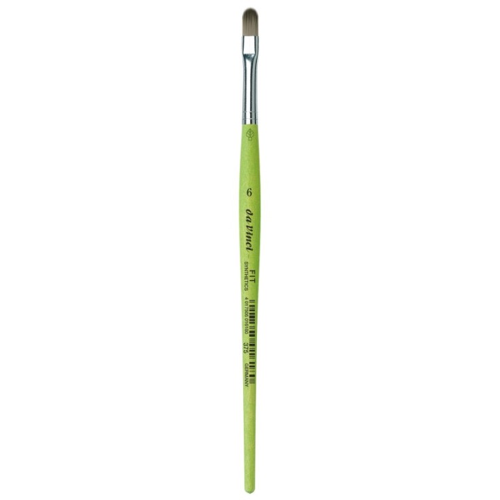 da Vinci FIT Synthetics Student Brush, Synthetic, Acrylic & Tempera, Filbert, Series 375, Size 6