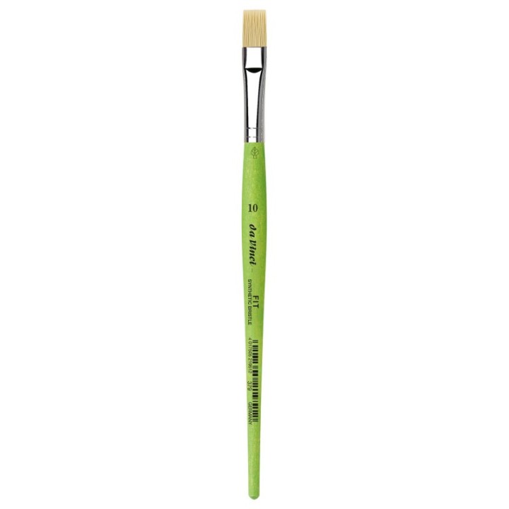 da Vinci FIT Synthetics Student Brush, Synthetic, Acrylic & Oil, Flat, Series 379, Size 10
