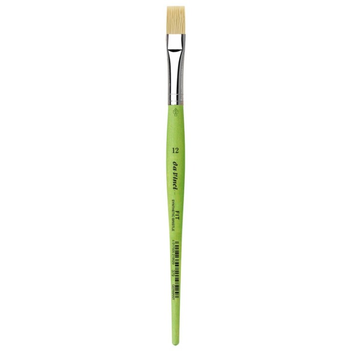 da Vinci FIT Synthetics Student Brush, Synthetic, Acrylic & Oil, Flat, Series 379, Size 12