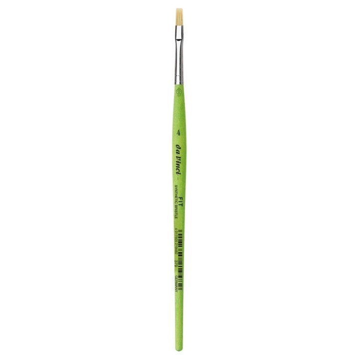 da Vinci FIT Synthetics Student Brush, Synthetic, Acrylic & Oil, Flat, Series 379, Size 4
