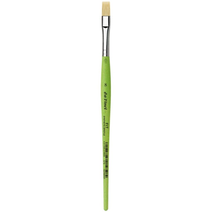 da Vinci FIT Synthetics Student Brush, Synthetic, Acrylic & Oil, Flat, Series 379, Size 8