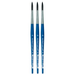 da Vinci FORTE BASIC Student Brush, Synthetic, Acrylic, Round, Series 393, Size 10, Pack of 3