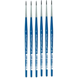 da Vinci FORTE BASIC Student Brush, Synthetic, Acrylic, Round, Series 393, Size 2, Pack of 6