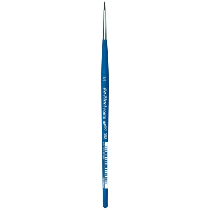 da Vinci FORTE BASIC Student Brush, Synthetic, Acrylic, Round, Series 393, Size -3