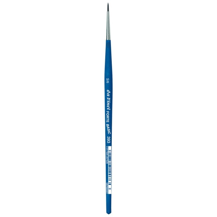 da Vinci FORTE BASIC Student Brush, Synthetic, Acrylic, Round, Series 393, Size -5