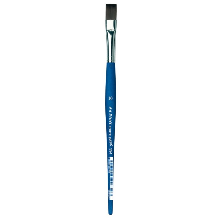 da Vinci FORTE BASIC Student Brush, Synthetic, Acrylic, Flat, Series 394, Size 10