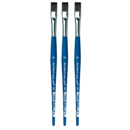 da Vinci FORTE BASIC Student Brush, Synthetic, Acrylic, Flat, Series 394, Size 10, Pack of 3