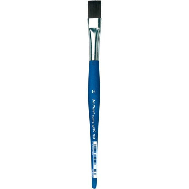 da Vinci FORTE BASIC Student Brush, Synthetic, Acrylic, Flat, Series 394, Size 16