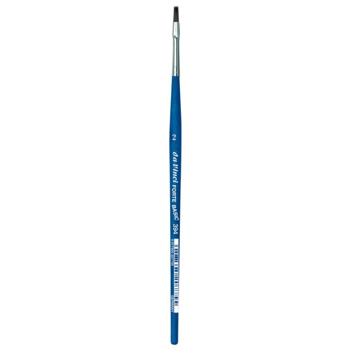 da Vinci FORTE BASIC Student Brush, Synthetic, Acrylic, Flat, Series 394, Size 2