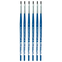 da Vinci FORTE BASIC Student Brush, Synthetic, Acrylic, Flat, Series 394, Size 2, Pack of 6