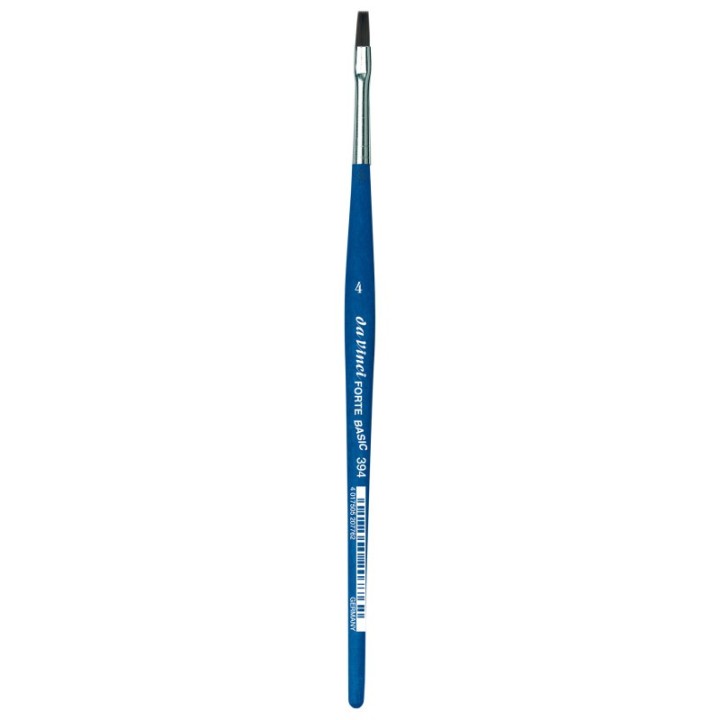 da Vinci FORTE BASIC Student Brush, Synthetic, Acrylic, Flat, Series 394, Size 4