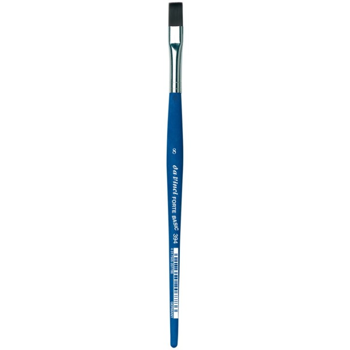 da Vinci FORTE BASIC Student Brush, Synthetic, Acrylic, Flat, Series 394, Size 8