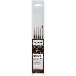 da Vinci COLINEO Synthetic Red Sable, Details & Miniatures, 5 Brush Set