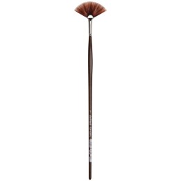 da Vinci TOP-ACRYL Red-Brown Brush, Synthetic, Acrylic & Oil, Fan, Series 485, Size 3