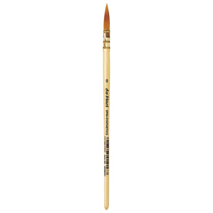 da Vinci COSMOTOP-SPIN Quill Brush, Synthetic, Watercolor & Indian Ink, Round, Series 488, Size 0