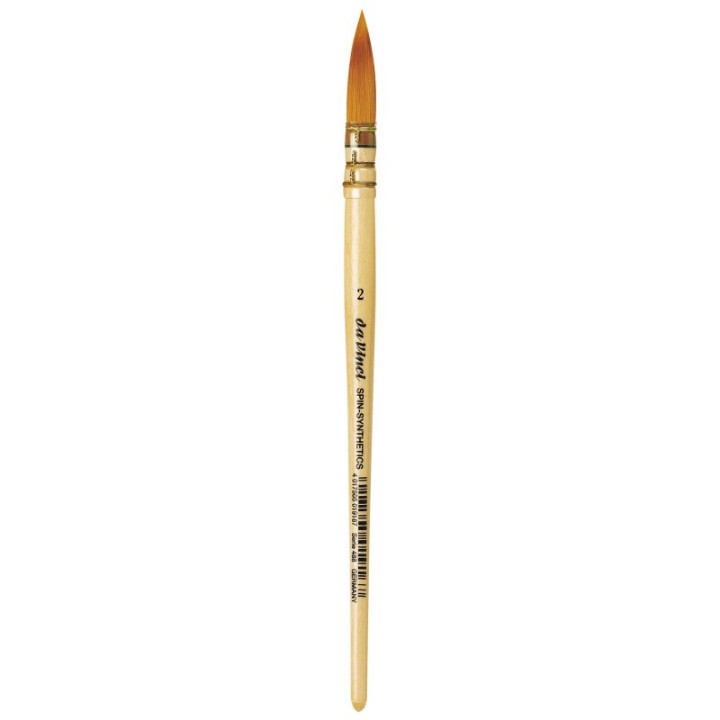 da Vinci COSMOTOP-SPIN Quill Brush, Synthetic, Watercolor & Indian Ink, Round, Series 488, Size 2