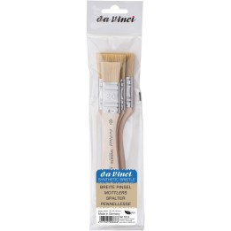 da Vinci SYNTHETIC Mottler Brush, Natural Hog, Acrylic & Oil, Flat, Series 2429, 3 Brush Set