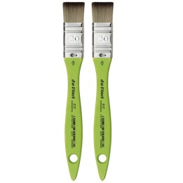 da Vinci FIT Synthetics Student Brush, Synthetic, Acrylic, Watercolor & Oil, Mottler, Series 5073, Size 20, Pack of 2
