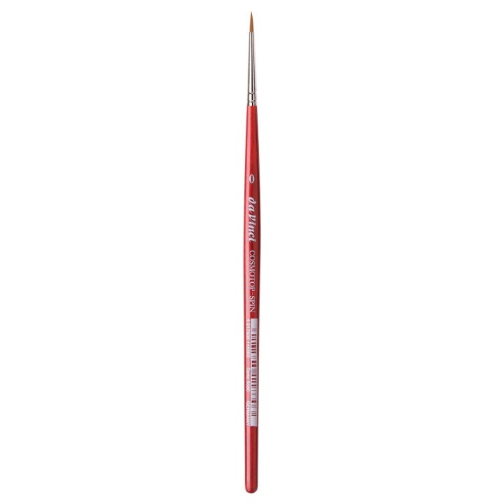 da Vinci COSMOTOP-SPIN Silkpainting Brush, Synthetic, Watercolor, Round, Size 0
