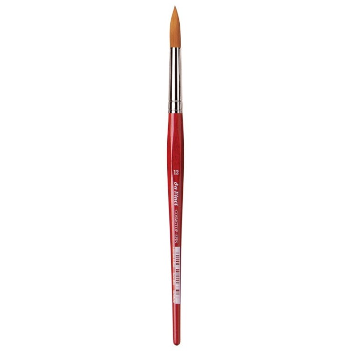da Vinci COSMOTOP-SPIN Silkpainting Brush, Synthetic, Watercolor, Round, Size 12