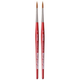 da Vinci COSMOTOP-SPIN Silkpainting Brush, Synthetic, Watercolor, Round, Size 5, Pack of 2