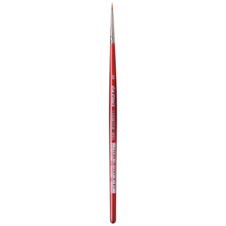 da Vinci COSMOTOP-SPIN Silkpainting Brush, Synthetic, Watercolor, Round, Size -3