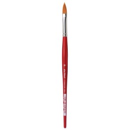 da Vinci COSMOTOP-SPIN Silkpainting Brush, Synthetic, Watercolor, Oval-Pointed, Size 10