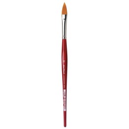 da Vinci COSMOTOP-SPIN Silkpainting Brush, Synthetic, Watercolor, Oval-Pointed, Size 12