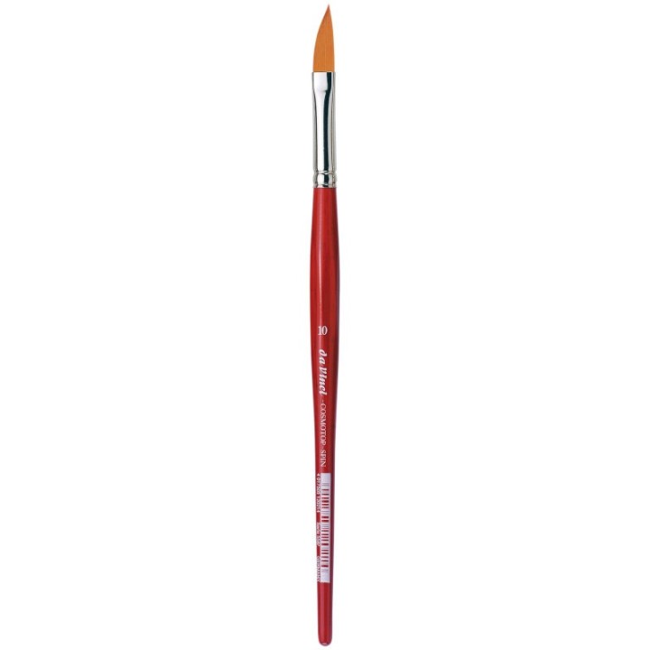 da Vinci COSMOTOP-SPIN Striper Brush, Synthetic, Watercolor, Slant, Size 10