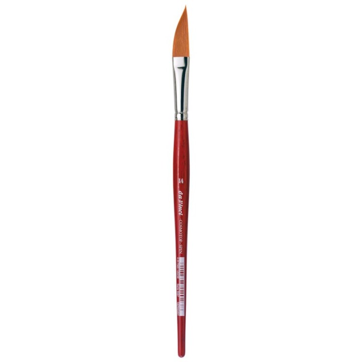 da Vinci COSMOTOP-SPIN Striper Brush, Synthetic, Watercolor, Slant, Size 14