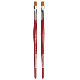 da Vinci COSMOTOP-SPIN Silkpainting Brush, Synthetic, Watercolor, Flat, Size 10, Pack of 2