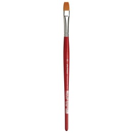da Vinci COSMOTOP-SPIN Silkpainting Brush, Synthetic, Watercolor, Flat, Size 12