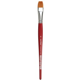 da Vinci COSMOTOP-SPIN Silkpainting Brush, Synthetic, Watercolor, Flat, Size 16