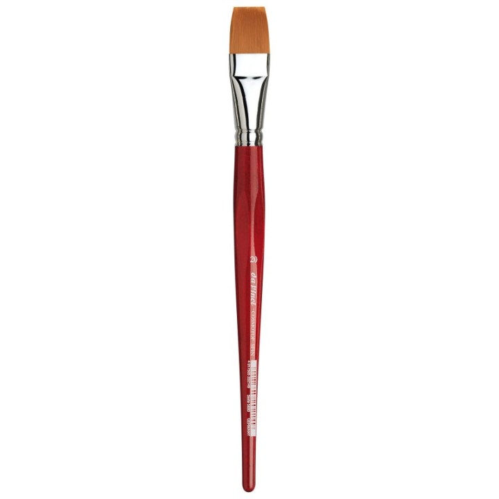 da Vinci COSMOTOP-SPIN Silkpainting Brush, Synthetic, Watercolor, Flat, Size 20